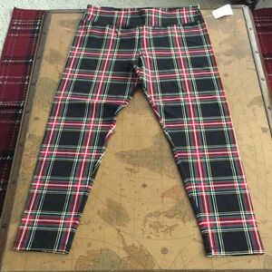J Crew Factory Stewart Plaid Leggings